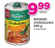 Rhodes Chakalaka Assorted-400gm