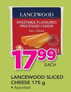Lancewood Sliced Cheese Assorted-175gm