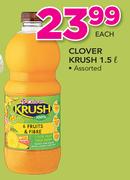 Clover Krush Assorted-1.5Ltr