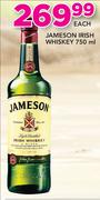 Jameson Irish Whiskey-750ml