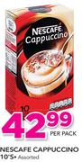 Nescafe Cappuccino-10's Per Pack