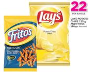 Lays Potato Chips 125g And Fritos 120g-Per Bundle