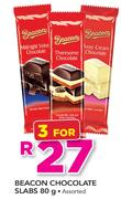 Beacon Chocolate Slabs Assorted-3X80gm