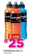 Powerade Assorted-3X500ml