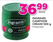 Ingrams Camphor Cream-500g