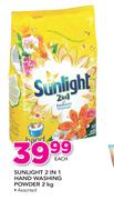 Sunlight 2 In 1 Hand Washing Powder Assorted-2Kg