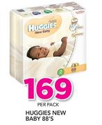 Huggies New Baby 88's Pack