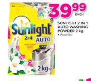 Sunlight 2 In 1 Auto Washing Powder Assorted-2Kg