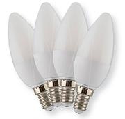 Eurolux 3W Plastic Candle LED Globe In Edison Screw or Bayonette Clip-Each