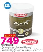 Plascon Micatex-20Ltr