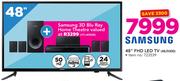 Samsung 48" FHD LED TV 48J5000 + Samsung 3D Blu-Ray Home Theatre HT-J4500K