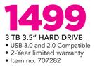 Seagate 3TB 3.5" Hard Drive 