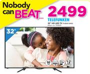 Telefunken 32" HD LED TV TLEDD-32HD