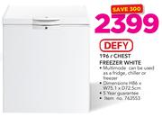 Defy 196Ltr Chest Freezer White