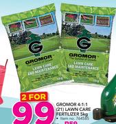 Gromor 4:1:1 (21) Lawn Care Fertilizer-2x5Kg