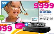 Samsung 55" FHD Smart LED TV 55M6000 With Free DSTV Explora