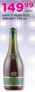 KWV 5 Year Old Brandy-750ml