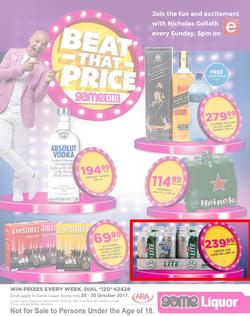 Game Liquor : Beat That Price (25 Oct - 30 Oct 2017), page 1