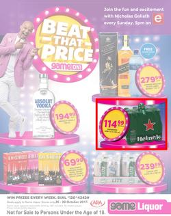 Game Liquor : Beat That Price (25 Oct - 30 Oct 2017), page 1