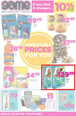 Game Zambia : Unbeatable Prices For You (26 Oct - 1 Nov 2017), page 1