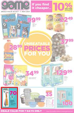 Game Zambia : Unbeatable Prices For You (26 Oct - 1 Nov 2017), page 1