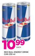Red Bull Energy Drink Can-250ml Each