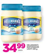 Hellmann's Mayonnaise Light-428g Each