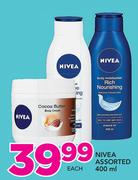 Nivea Assorted-400ml Each