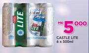 Castle Lite-6x500ml