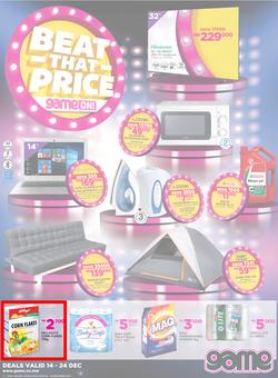 Game Malawi : Beat that Price (14 Dec - 24 Dec 2017), page 1