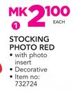 Stocking Photo Red-Each