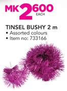 Santa's Trading Tinsel Bushy 2m-Each