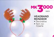 Headband Reindeer-Each