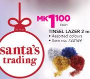 Santa's Trading Tinsel Lazer 2m Each