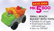Small Beach Bucket With Toys-Per Set