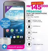 Hisense C30 Lite Dual Sim Smartphone With Bluetooth Speaker