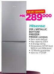 hisense fridge h299bme