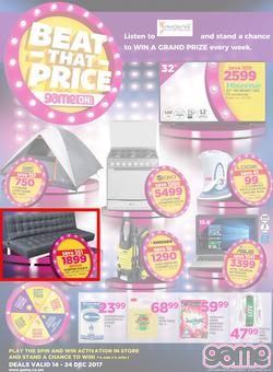 Game Zambia : Beat that Price (14 Dec - 24 Dec 2017), page 1