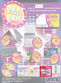 Game Zambia : Beat that Price (14 Dec - 24 Dec 2017), page 1