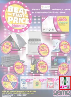 Game Zambia : Beat that Price (14 Dec - 24 Dec 2017), page 1