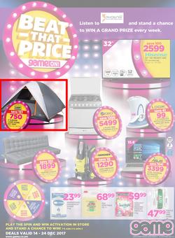 Game Zambia : Beat that Price (14 Dec - 24 Dec 2017), page 1