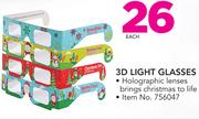 3D Light Glasses-Each