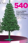 210cm Green Christmas Tree Canadian-Each