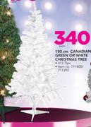 180cm Canadian Green Or White Christmas Tree-Each