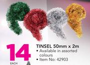 Tinsel 50mm x 2mm-Each