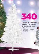 180cm Canadian Green Or White Christmas Tree-Each