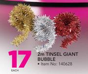 2m Tinsel Giant Bubble-Each