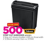 Fellowes Strip Cut Shredder