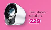 Logitech Twin Stereo Speakers