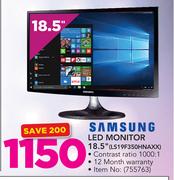 Samsung LED Monitor 18.5" LS19F350HNAXX